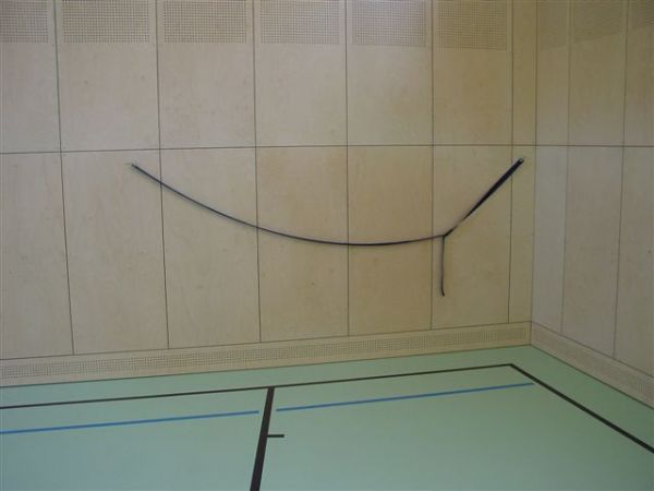 Anhängevorrichtung für Matten und Ständer